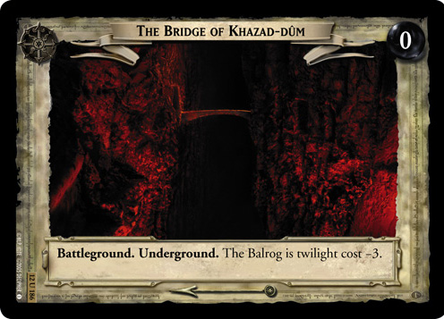 The Bridge of Khazad-dum (12U186) Card Image