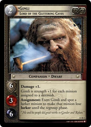 Gimli, Lord of the Glittering Caves (13R5) Card Image