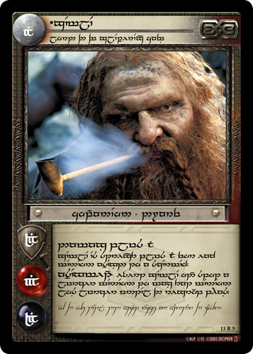 Gimli, Lord of the Glittering Caves (T) (13R5T) Card Image