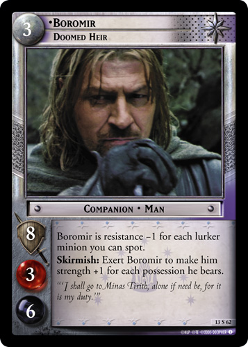 Boromir, Doomed Heir (13S62) Card Image