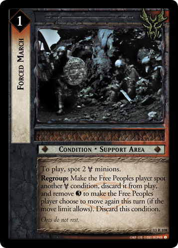 Forced March (13R108) Card Image