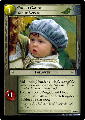 Frodo Gamgee, Son of Samwise (13U150) Card Image
