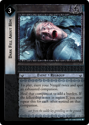 Dark Fell About Him (13R178) Card Image