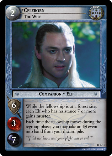 Celeborn, The Wise (F) (13RF1) Card Image