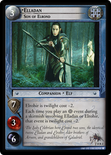 Elladan, Son of Elrond (14R2) Card Image