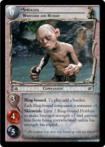Smeagol, Wretched and Hungry (15R49) Card Image