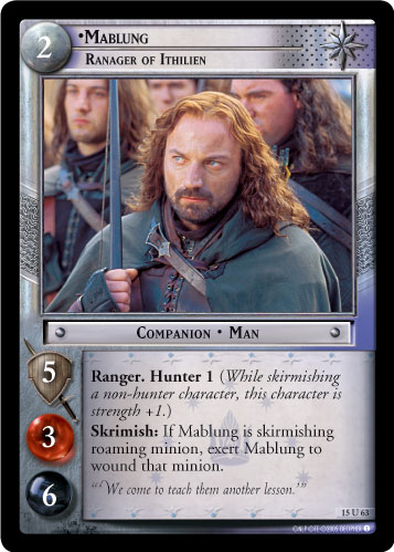Mablung, Ranger of Ithilien (15U63) Card Image