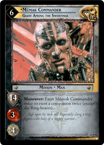 Mumak Commander, Giant Among the Swertings (15R86) Card Image