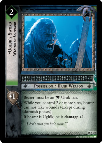 Ugluk's Sword, Weapon of Command (15R173) Card Image