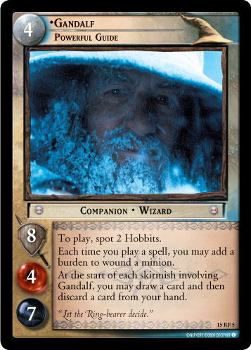 Gandalf, Powerful Guide (F) (15RF5) Card Image