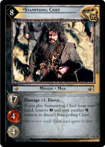 Stampeding Chief (17R49) Card Image