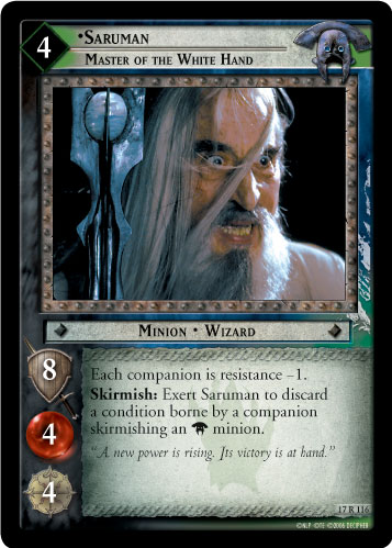 Saruman, Master of the White Hand (17R116) Card Image