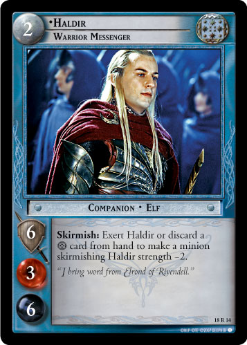 Haldir, Warrior Messenger (18R14) Card Image