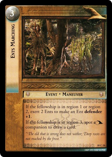 Ents Marching (18C20) Card Image