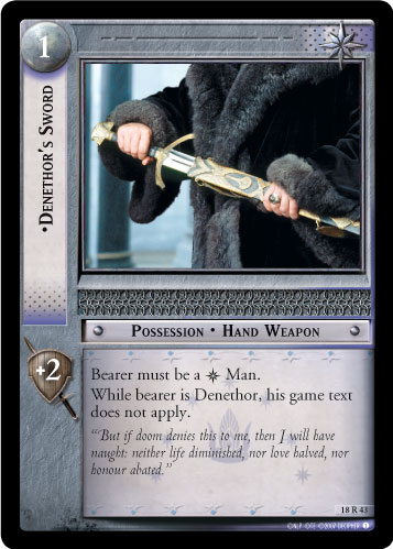 Denethor's Sword (18R43) Card Image