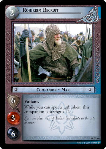 Rohirrim Recruit (18C103) Card Image