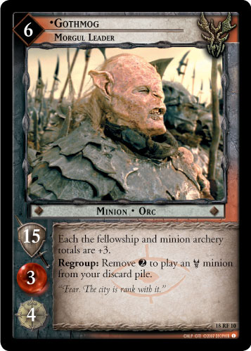 Gothmog, Morgul Leader (F) (18RF10) Card Image