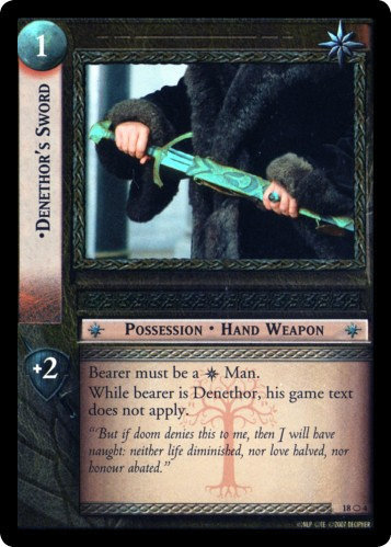 Denethor's Sword (O) (18O4) Card Image