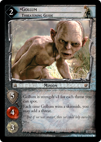 Gollum, Threatening Guide (19P10) Card Image