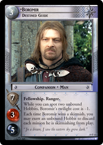 Boromir, Destined Guide (19P13) Card Image
